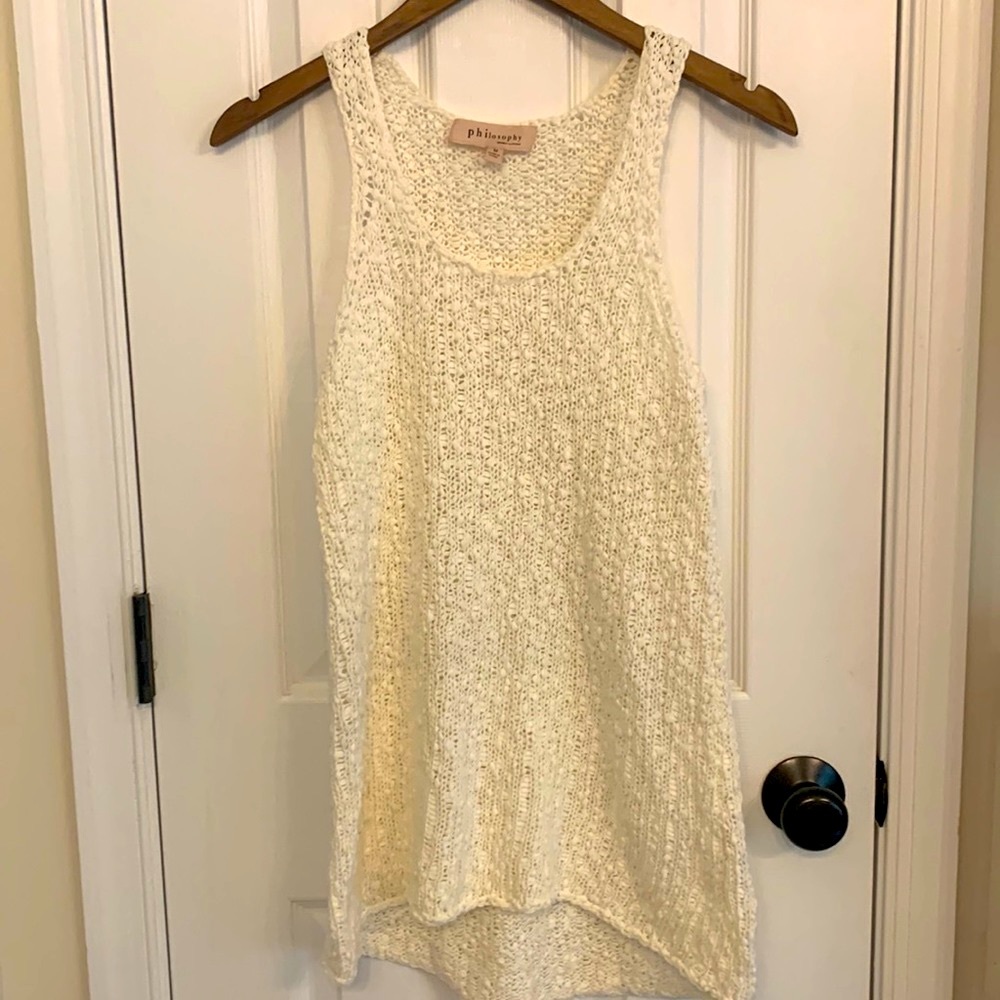 Sweater tank top